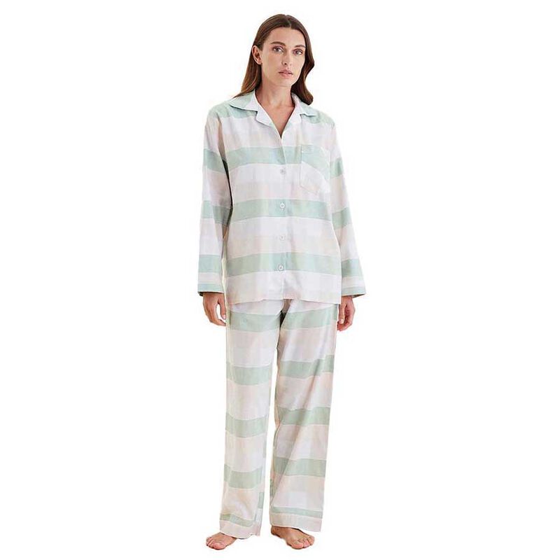 Papinelle Organic Cotton Plaid Full Length Pj image number 0
